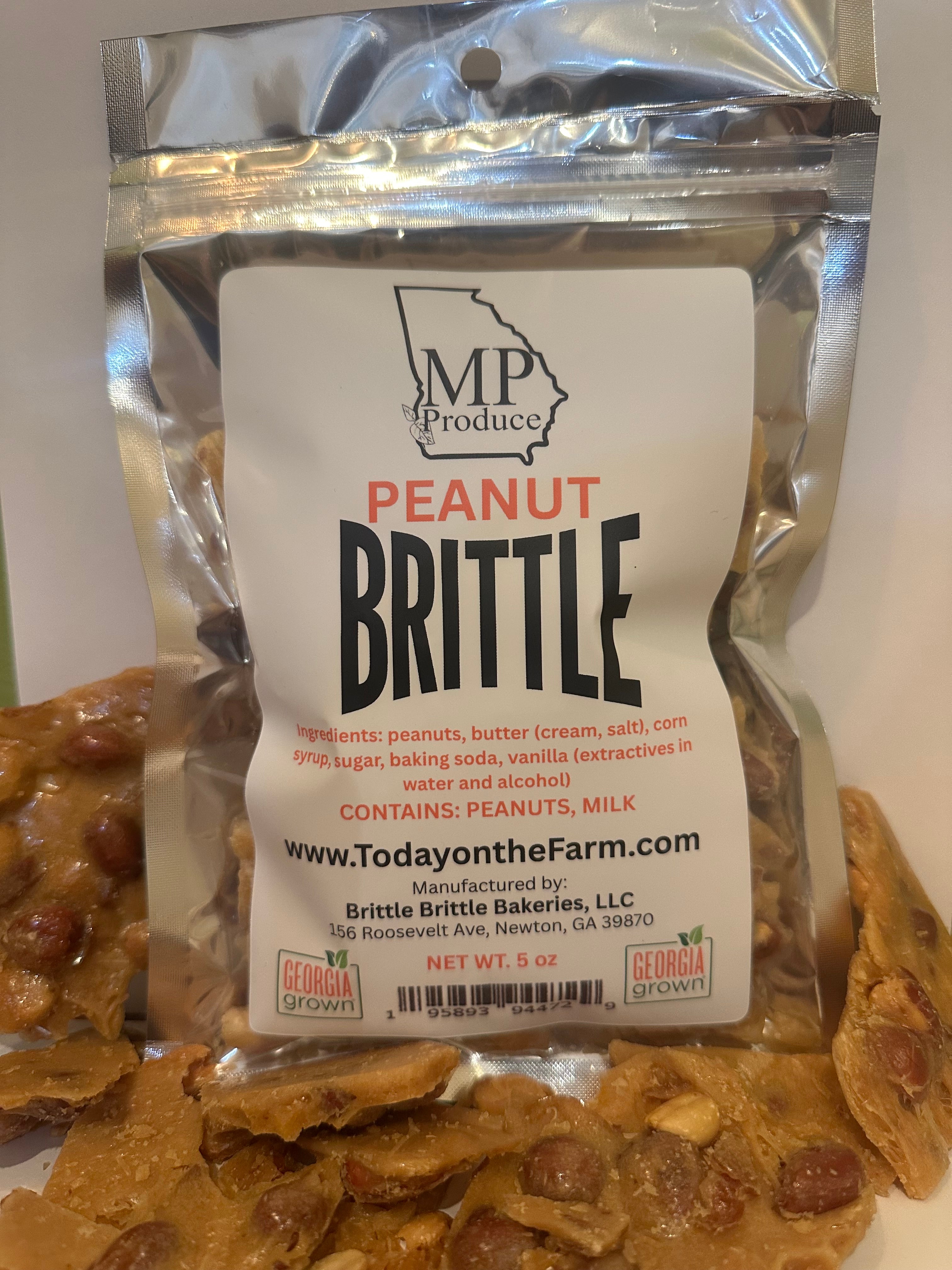 Peanut brittle from the farm shop